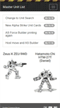 Mobile Screenshot of masterunitlist.info